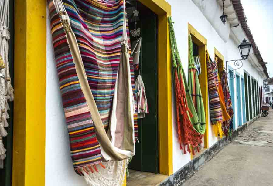 Brazil's Feira Hippie de Ipanema market. Hippie market in Brazil