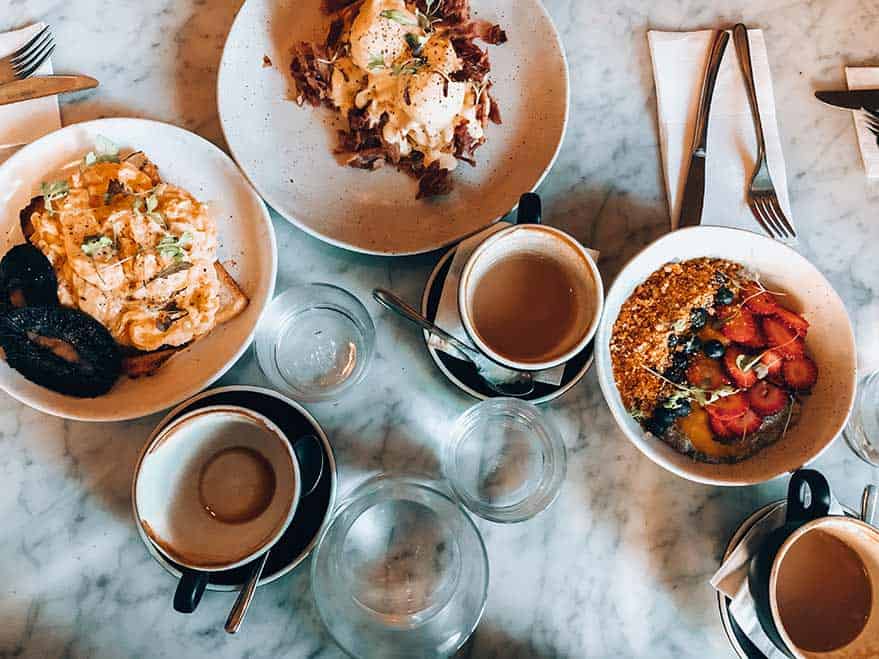 Breakfast and coffee at one of the best cafes in Adelaide, Public cafe Adelaide