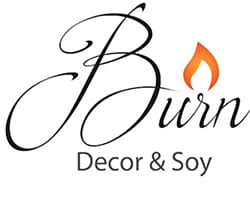 burn decor and soy logo. They are a candle supplier