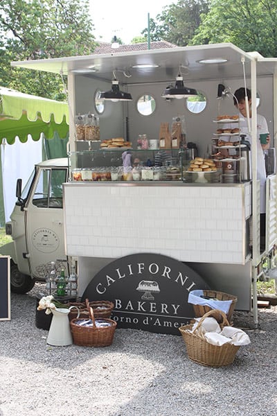 California Bakery selling from a mini van