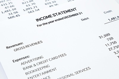 Income Statement example