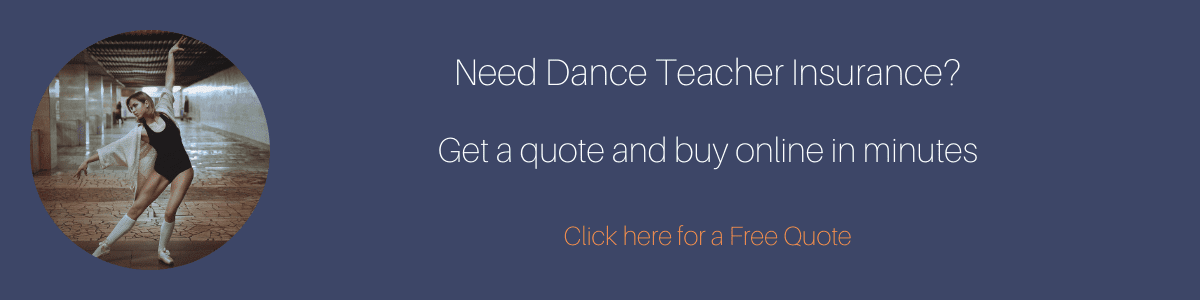 Get a quote for dance teacher insurance button