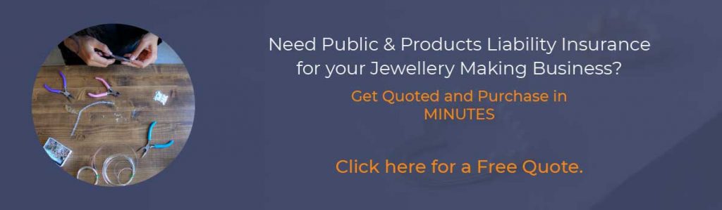 Click here for a free Jewellery Maker Insurance Quote Button