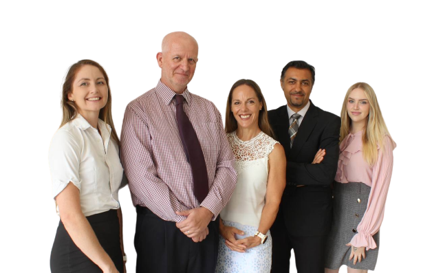 Team photo with background removed