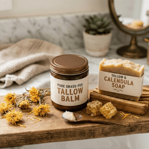 Tallow skincare products