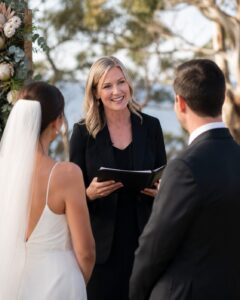 Marriage Celebrant - Standing in front of a couple